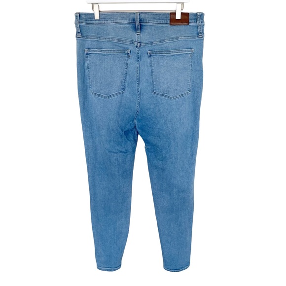 Madewell 11” High Rise Skinny Crop Jeans Light Wash - Picture 2 of 6